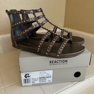 Kenneth Cole reaction jeweled gladiator sandle.